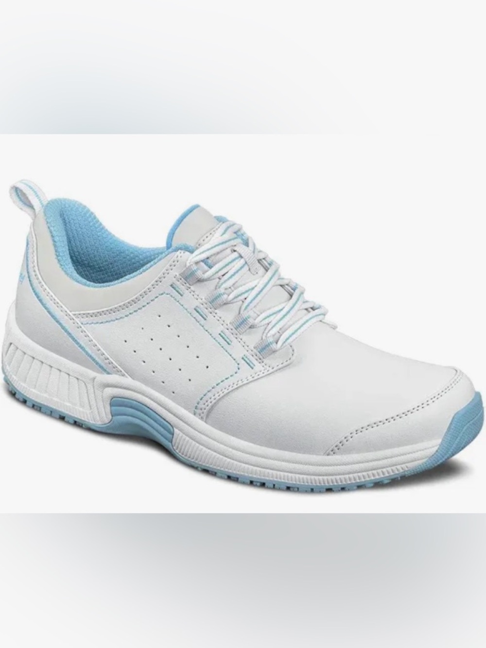 Orthofeet Tayla Women’s Slip Resistant Sneaker - size 10 Wide - White